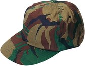 3x stuks leger cap/pet met camouflage print voor volwassenen - Soldaten verkleedkleding petjes