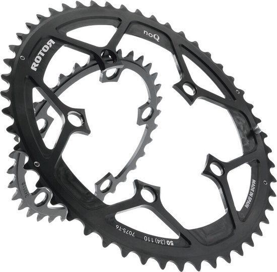 Jeu De Plateaux Rotor Q 110 BCD 52/34 Dents Pour Vélo Route/triathlon - Occasion