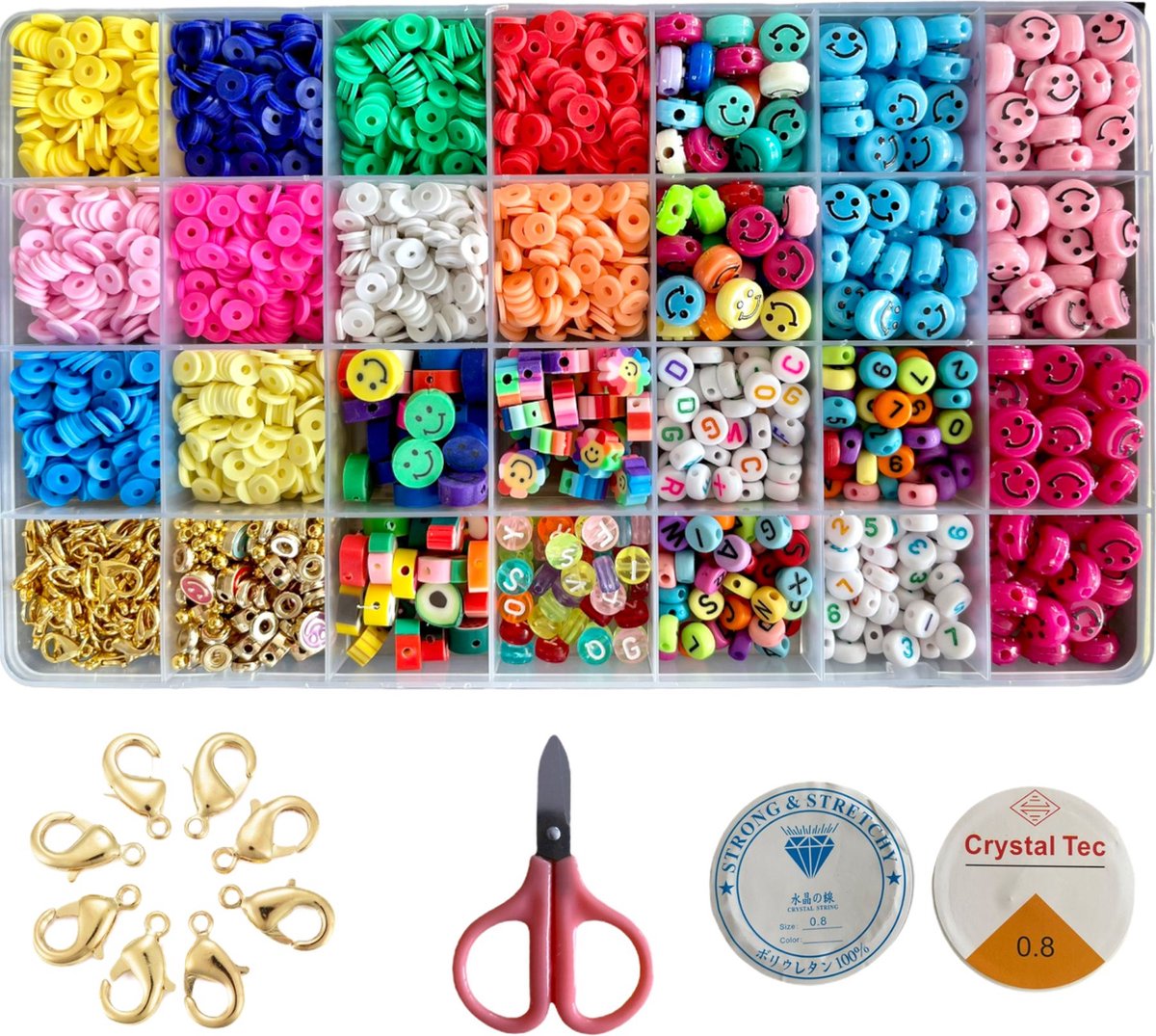 ESSENTIALS73 XXL Meest Complete Kralenpakket - Luxe Etui Roze - Incl. Kralenbord + Tangenset + Pincet + Kralenset XXL 3000 Stuks - Hobbypakket - Sieraden maken - DIY - Starterset - Starterskit - Sieradenpakket - Rijgbord - Starterspakket - Kralen — afbeelding 2