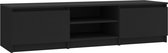 vidaXL Tv-meubel 140x40x35.5 cm spaanplaat zwart