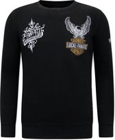 Heren Sweater - MC Honor & Loyalty - Zwart