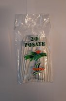 100 plastic wegwerpmessen