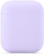 Jumada's Apple Airpods hoesje - "Geschikt" voor Airpods 1 en 2 - Softcase - Paars/Lila - Beschermhoesje
