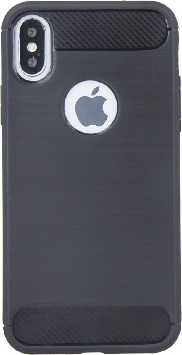 TelforceOne Simple Black case voor iPhone 12 / 12 Pro 6.1