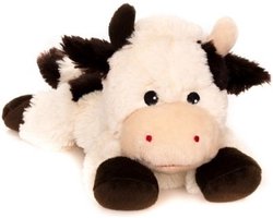 Habibi Magnetronknuffel - koe - warmte knuffel - koeien - 28 cm - pittenzak