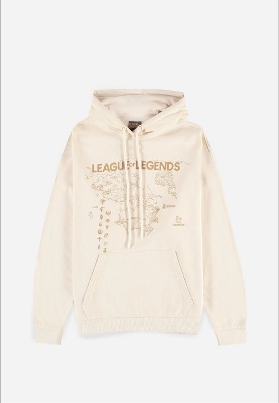 League Of Legends Hoodie/trui -S- Map Creme