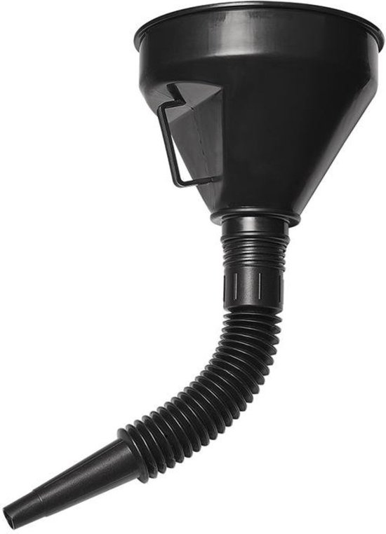 Weber Tools stevige plastic trechter met flexibele tuit en zeef voor auto  brandstof olie | bol.com