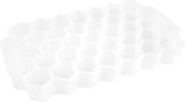 Moule à glaçons en Siliconen Krumble - Pour 37 glaçons - Réutilisable - Machine à glaçons - Moule à glaçons - Moules à glaçons - Carré - Glace pilée - Machine à glaçons - Wit - 12 x 20 x 2 cm