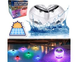PHENOM LIGHTING TECHNOLOGY - Zwembadlamp Verlichting op Zonne Energie - Solar Disco Lamp - Onderwater verlichting - Geschikt voor gebruik in zwembad