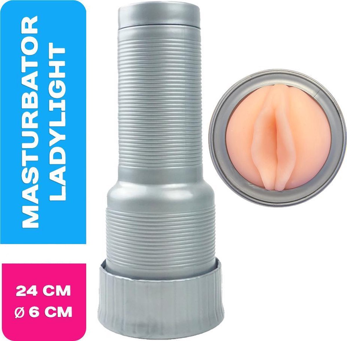 Lusty Masturbator Ladylight - Pocket Pussy voor Mannen - Realistische Kunst Vagina - Sex Toys - Seksspeeltjes - Pussy Pocket Man - Kunstkut