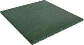Rubber tegels 20 mm - 0.75 m² (3 tegels van 50 x 50 cm) - Groen