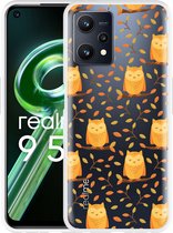 Realme 9 5G Hoesje Cute Owls - Designed by Cazy