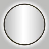 Best Design Moya Venetië spiegel 100cm met led-verlichting rond Gunmetal