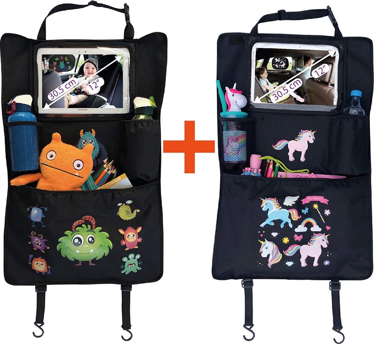 Luxe auto organizer - Autostoel organiser voor kinderen met vakken Luxe auto organizer - Autostoel organiser voor kinderen met vakken