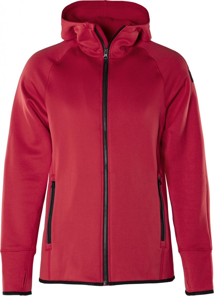 Fristads Calcium Polartec® power stretch hoodie Dames Rood