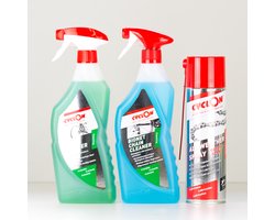Cyclon "Voordeelpakket" Bike Cleaner Spray 750ml + Bionet Chain Cleaner Spray 750ml + Course Spray 500ml