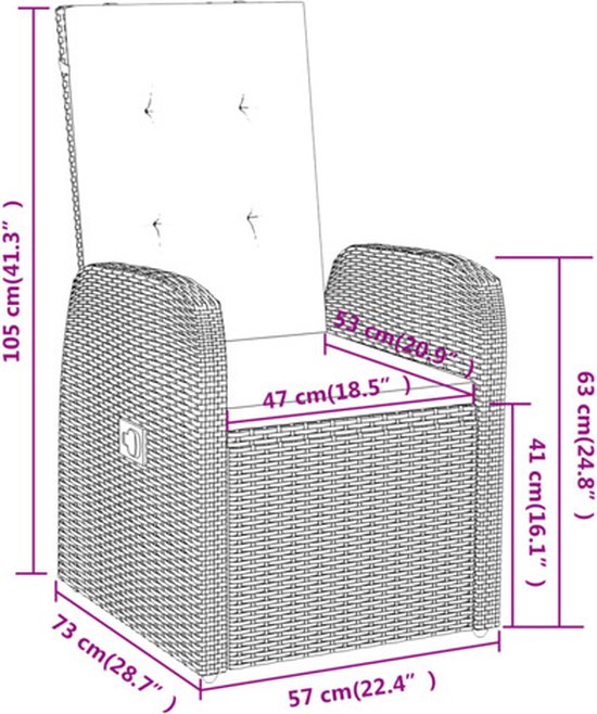 vidaXL Ensemble de jardin 3 pièces avec coussins Gris