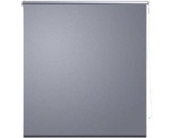 vidaXL - Rolgordijn - verduisterend - 104,4 - x - 175 - cm - stofbreedte - 100 - cm - grijs