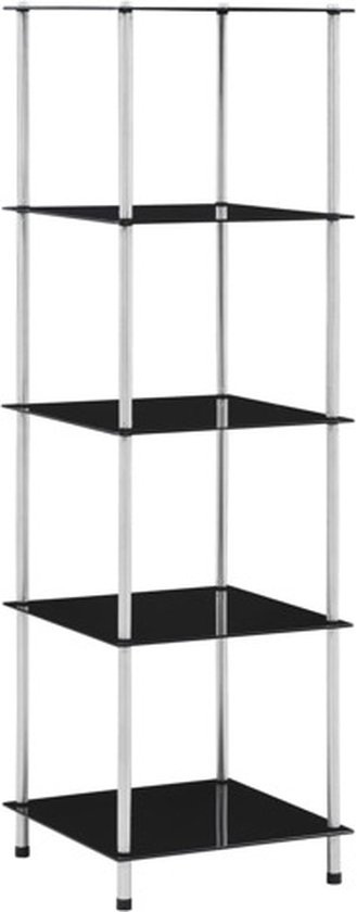 VidaXL Wandrek 3-laags 30x25x100 cm bewerkt hout bruin eikenkleur