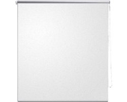 vidaXL - Rolgordijn - verduisterend - 144,4 - x - 230 - cm - stofbreedte - 140 - cm - wit