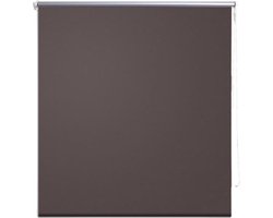 vidaXL - Rolgordijn - verduisterend - 84,4 - x - 230 - cm - stofbreedte - 80 - cm - koffiebruin