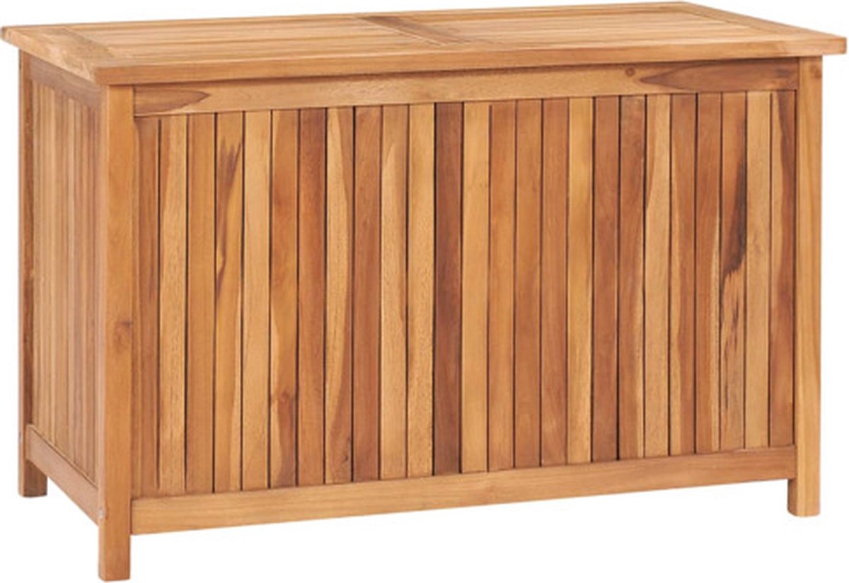 vidaXL Opbergbox 90x50x58 cm massief teakhout