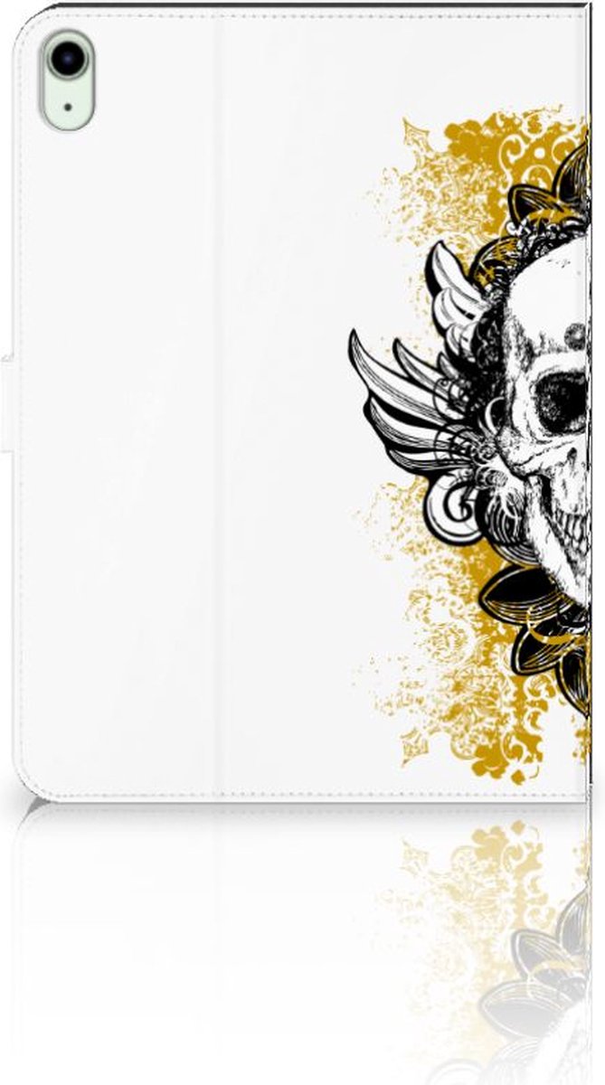 Tablettasje iPad Air (2020/2022) 10.9 inch Skull Goud