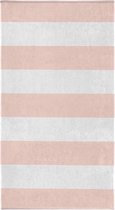 Cinderella Dune Stripe Strandlaken - Luxe Badlaken - 100% Egyptisch katoen - Strandhanddoek 100x200 cm - Roze