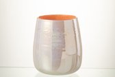 J-Line Vase Juliette Verre Orange/Rose Large