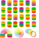 Allerion Trapveer Set - Traploper Slinky Speelgoed – 24 stuks - Regenboog  Kleuren –... | bol.com