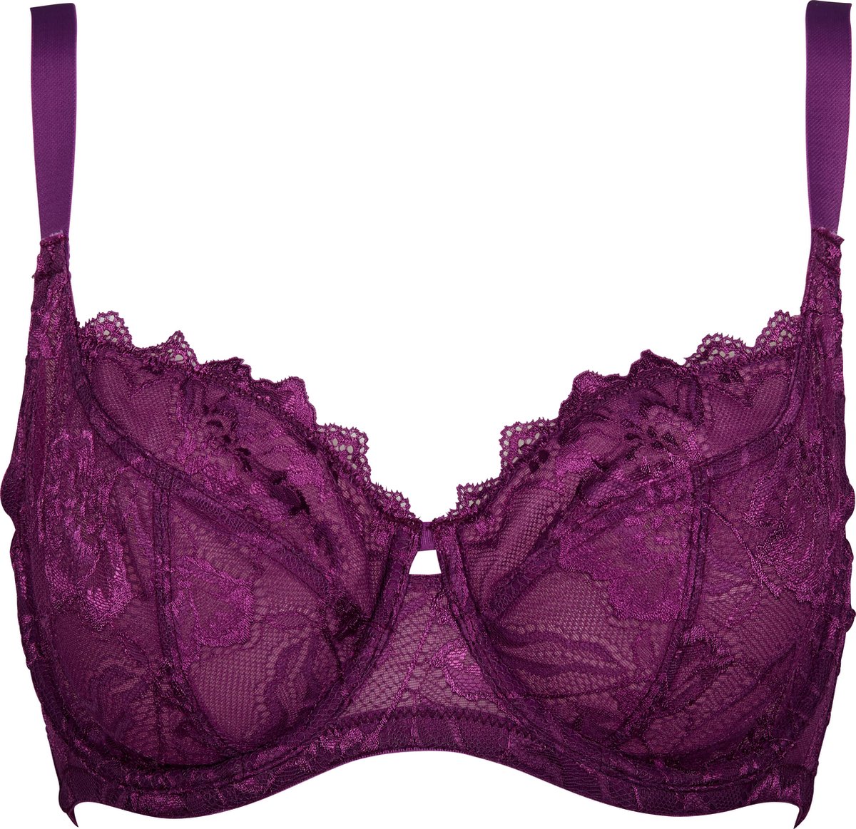 After Eden D-Cup & Up Anna Demi Cup Beugelbeha Aubergine
