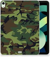 Tablethoesje met foto iPad Air (2020/2022) 10.9 inch Bumper Camouflage met doorzichte zijkanten