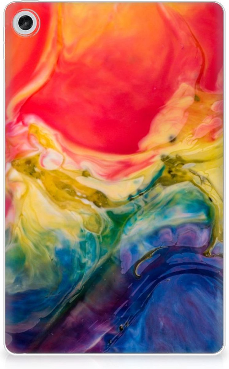 Tablethoes Lenovo Tab M10 Plus (3e generatie) Watercolor Dark