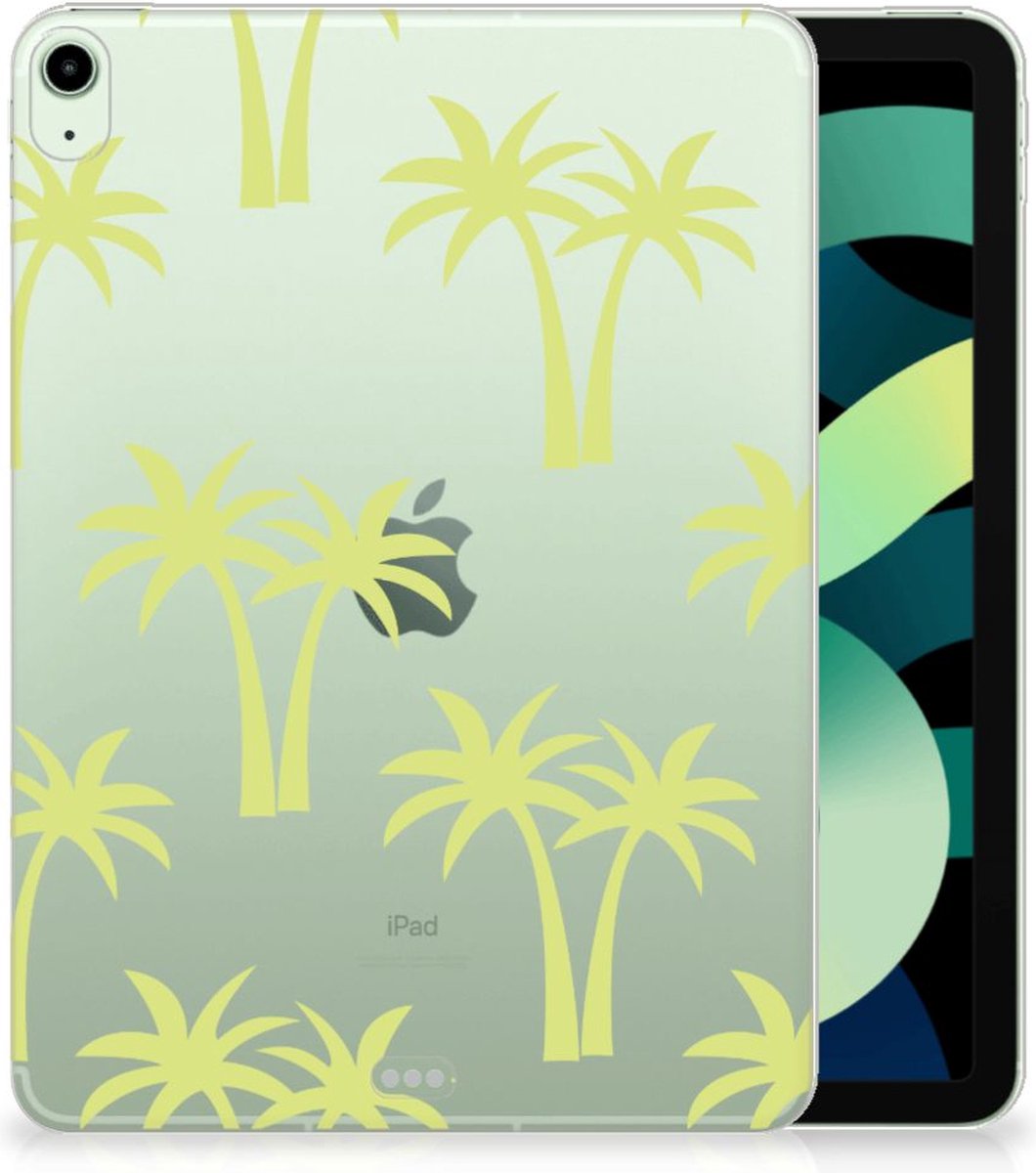 iPad Air (2020/2022) 10.9 inch Siliconen Hoesje Palmtrees