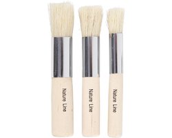 Creotime Tamponeerkwasten 11-14-17 Mm 3 Stuks
