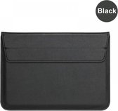 Igoods Universeel Sleeve 13.3 inch Zwart Insteek hoesje Hard - Slim - gebruikt voor Laptop Sleeve with Folding Stand for 13" MacBook/Laptop - Zwart