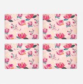 Portmeirion placemats "peony pink"