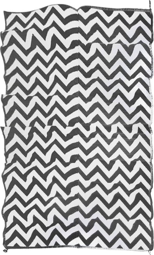 Bo-Camp - Chill mat - Wave - XL - Zwart/wit van Bo-Camp — afbeelding 4