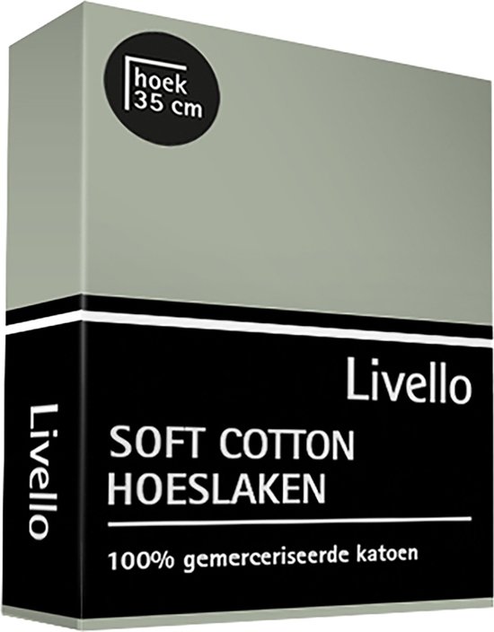 Livello Hoeslaken Soft Cotton Light Green 180x210