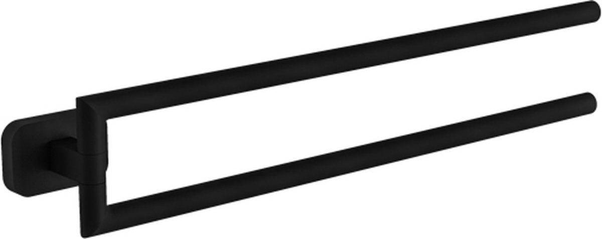 Eastbrook- Asti dubbele Handdoekenrek Chroom 40,7cm breed