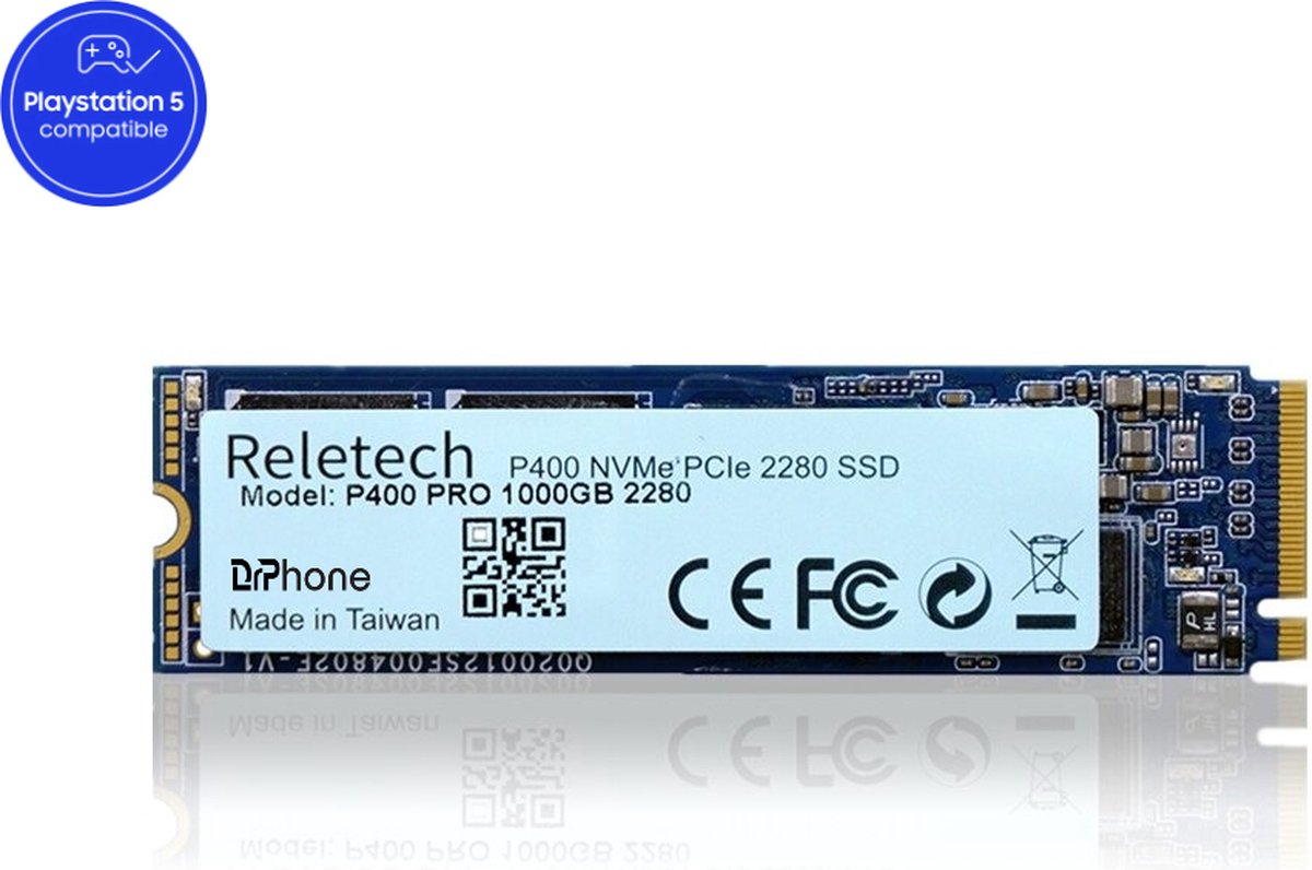 Reletech – disque dur SSD NVMe PS5 M.2, PCIE, 4.0x4, 1 to, 2 to