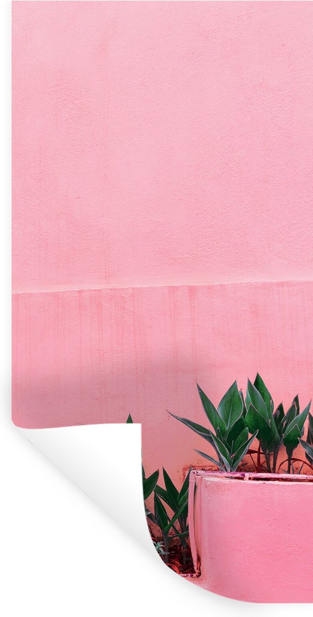 Muurstickers - Sticker Folie - Planten - Zomer - Verf - 60x120 cm - Plakfolie - Muursticke