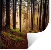 Stickers muraux - Film autocollant - Arbres - Nature - Forêt - 120x120 cm - Film adhésif - Stickers muraux chambre d'enfant - Papier peint autocollant XXL