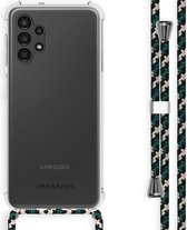 iMoshion Hoesje Geschikt voor Samsung Galaxy A13 (4G) Hoesje Met Koord - iMoshion Backcover met koord - Transparant
