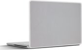 Laptop sticker - 14 inch - Metaal print - Grijs - 32x5x23x5cm - Laptopstickers - Laptop skin - Cover