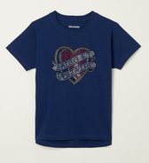 Zadig&Voltaire Kids T-shirt met print van strass - Blauw - Maat 146 (maat 10)