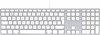 LMP - USB-C- Bedraad Aluminium toetsenbord - QWERTY - Geschikt voor Apple iMac - Zilver/Wit