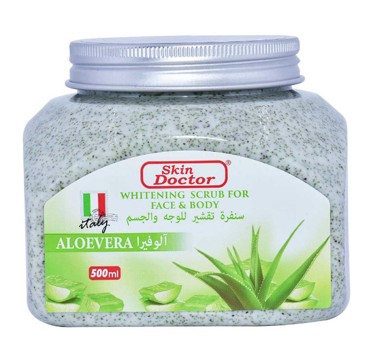 Aloe vera Whitening Scrub For Face & Body (500g) - Skin Doctors