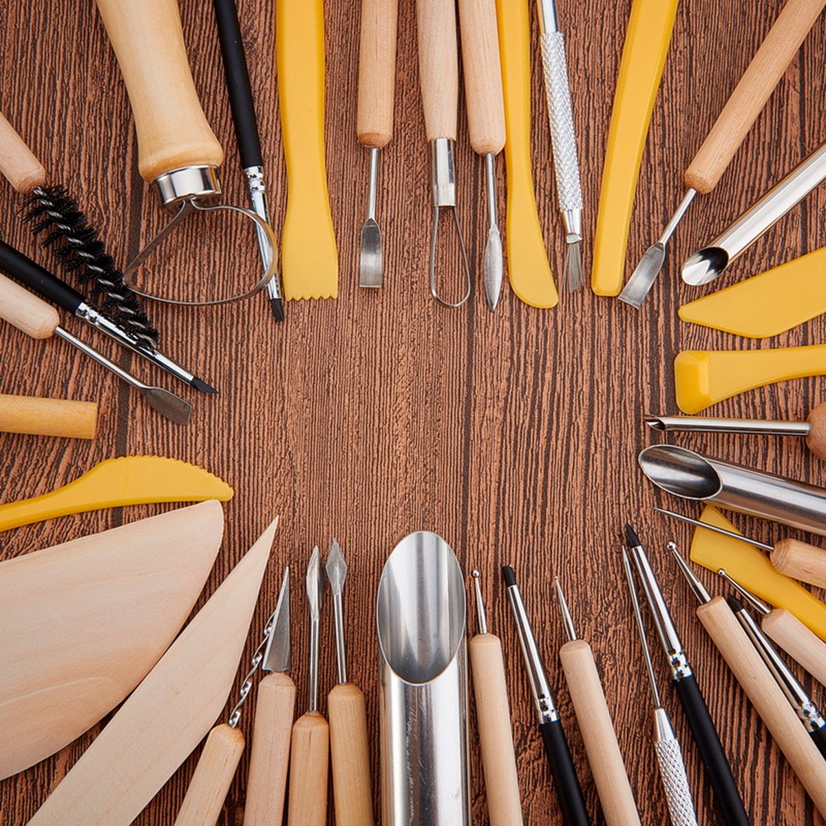 Klei Gereedschap Set van Duurzaam Hout Ailefo