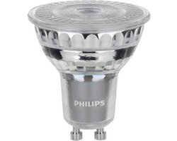 Philips MASTER Value LED Spot GU10 PAR16 6.2W 575lm 36D - 940 Koel Wit | Beste Kleurweergave - Dimbaar - Vervangt 80W